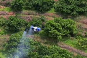Pulverizar árvores frutíferas com drones será um novo avanço para os drones agrícolas da EAVISION?
