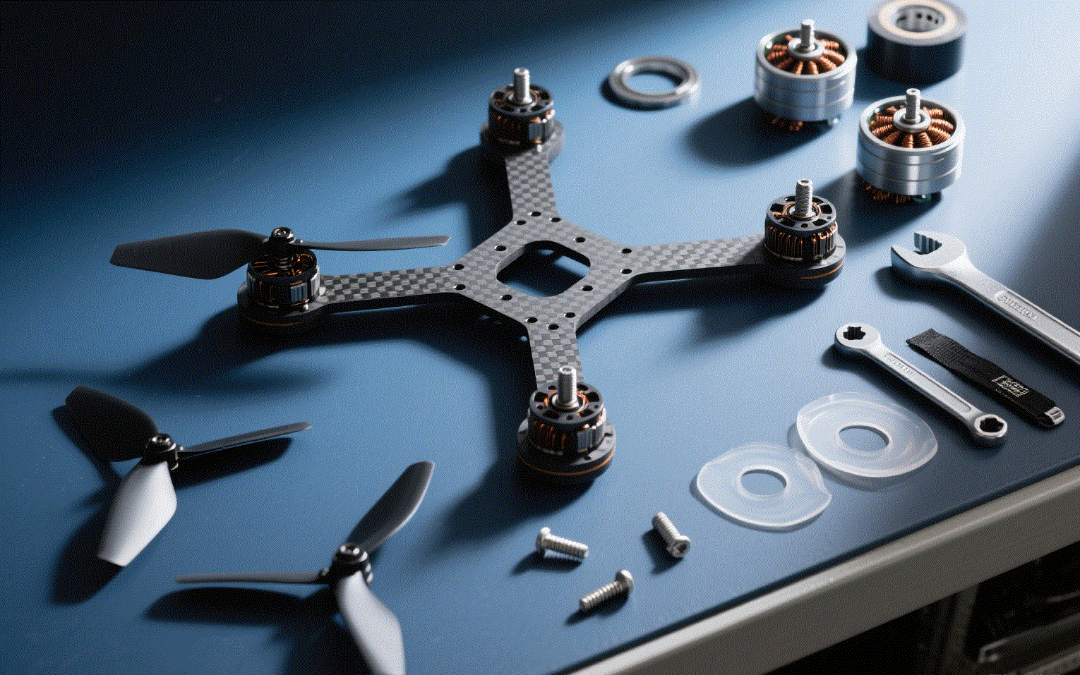 Capítulo 8: Desmontagem e remontagem de todo o drone